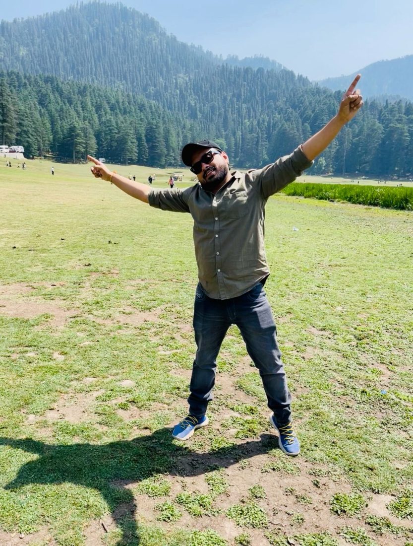 Arpit in the mountains